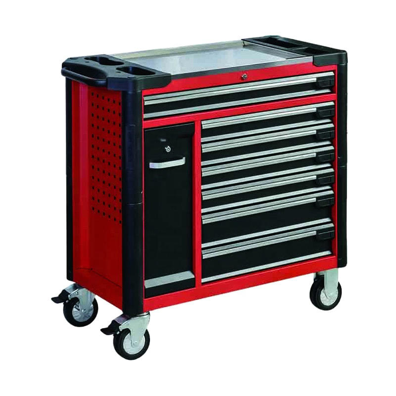 GL3407L-D Professional Roller Cabinet with Stainless Steel Working Top and Pull out Hanging Plate