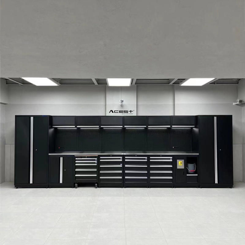 GLG6000X Customized Combined Multifunctional Steel Garage Storage Tool Cabinet Lab Furniture Stainless Wooden Workbench