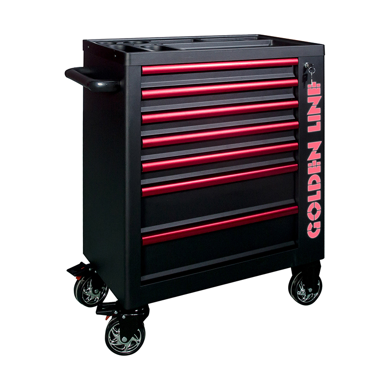 GL3307-H Seven Drawers Tool Trolley Equipped With LED LOGO