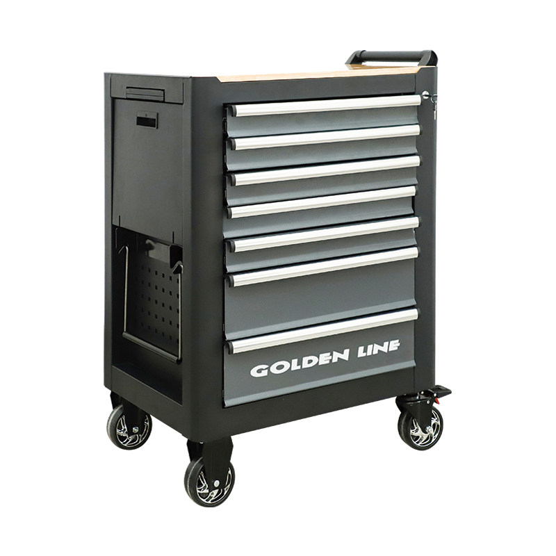 GL3397 Wooden Countertop Side Door Side Socket Tray Tool Trolley