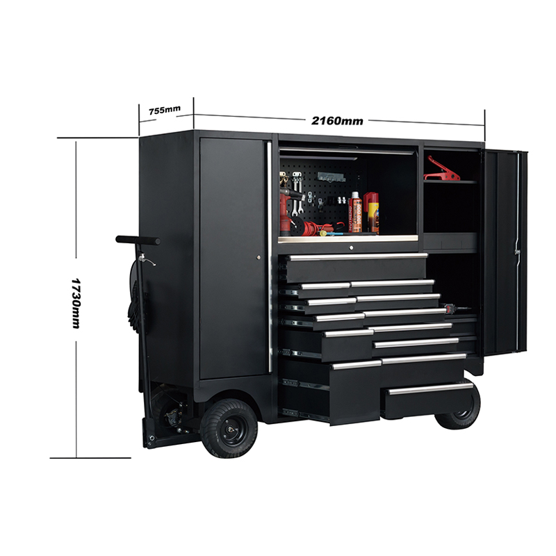 GLMrsBig Pit Cart Tool Box And Metal Cabinet With Rolling Trolley For Workshop Working Station