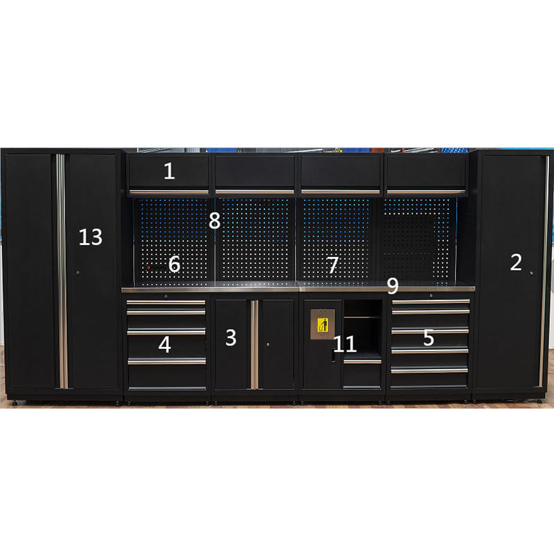 GLG6000B Workbench Workstation Tool Cabinet Tool Chest Plug Light Combination Multifunctional