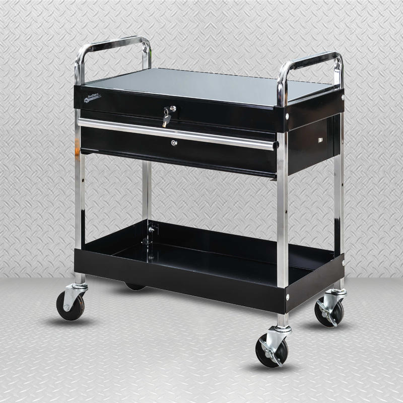 GL305 1 Drawer Metal Tool Cart With Trays
