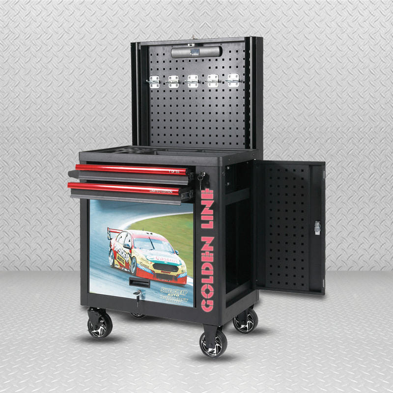 GL3307-ES Tool Cart With Photo And Lift Platform
