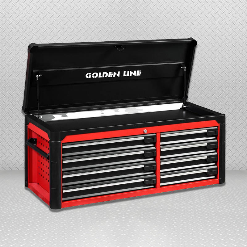 GL3408XL 8 Drawers Lengthened  Professional Tool Chest with Opened Top Lid