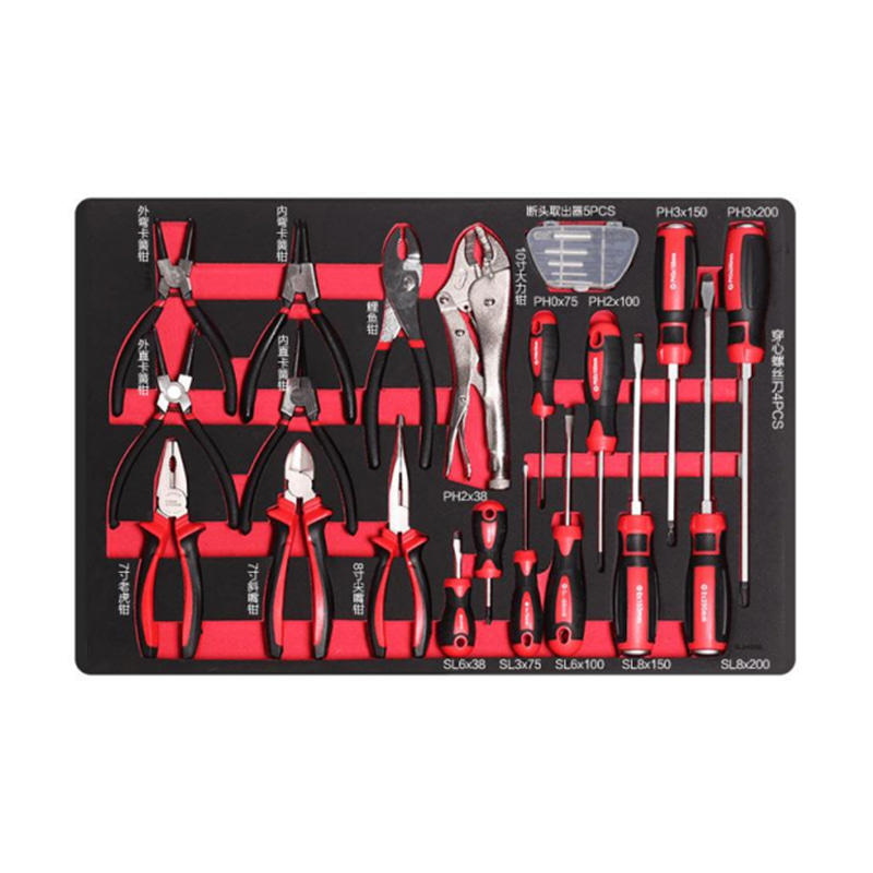 ETT22 24pcs CRV Tools for Industrial Use Include Screwdriver Sets and Pliers